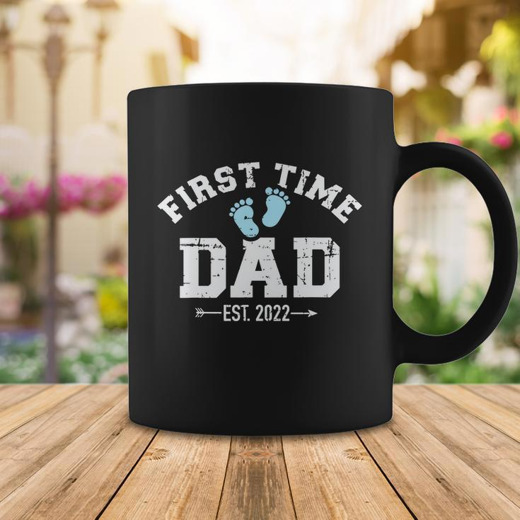 Fathers Day First Time Dad Est Coffee Mug Unique Gifts