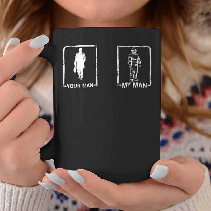 Firefighter Funny Fireman Girlfriend Wife Design For Firefighter Coffee Mug Funny Gifts
