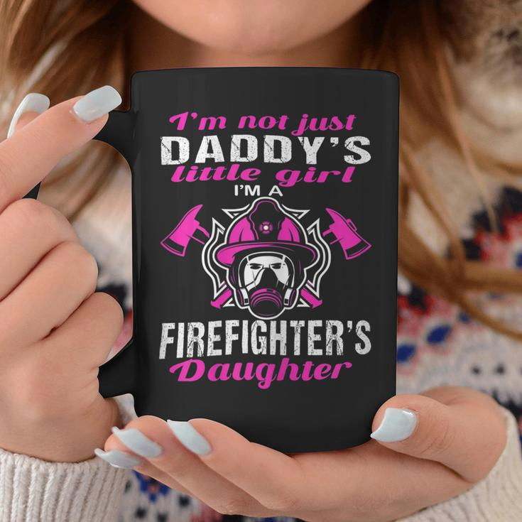 Firefighter Proud Daughter Of Firefighter Dad Funny Firemans Girl Coffee Mug Funny Gifts