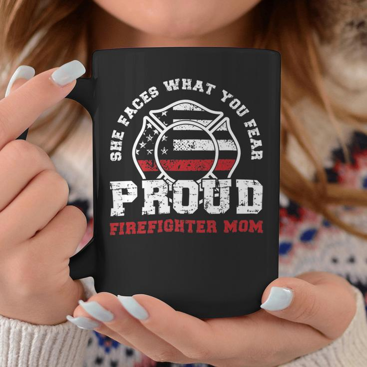 Firefighter Proud Fire Mother Of A Firefighter Daughter Coffee Mug Funny Gifts