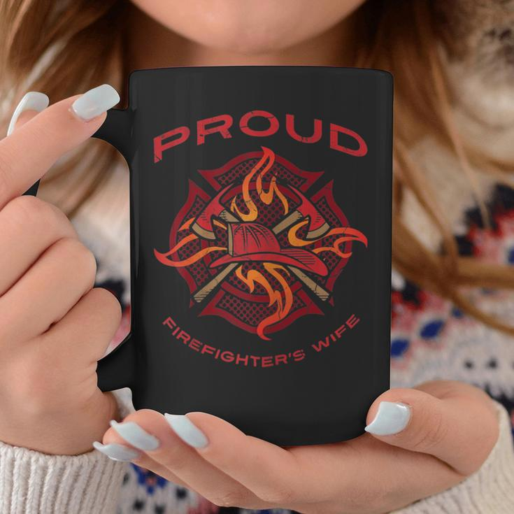 Firefighter Proud Firefighters Wife Firefighting Medic Pride Tshirt Coffee Mug Funny Gifts