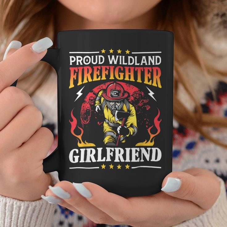 Firefighter Proud Wildland Firefighter Girlfriend Gift Coffee Mug Funny Gifts