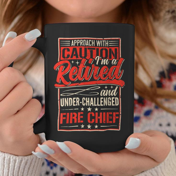 Firefighter Retired Fire Chief Firefighter Retirement 2022 Dad Grandpa V2 Coffee Mug Funny Gifts