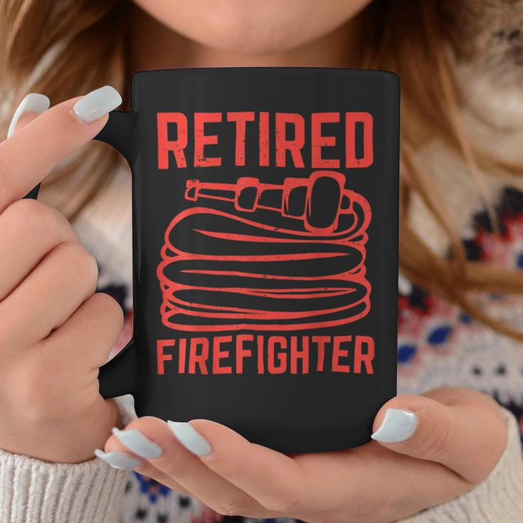 Firefighter Retired Firefighter Pension Retiring V2 Coffee Mug Funny Gifts