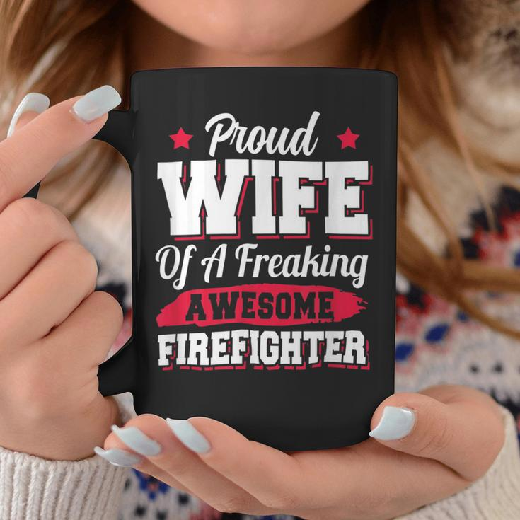 Firefighter Volunteer Fireman Firefighter Wife Coffee Mug Funny Gifts