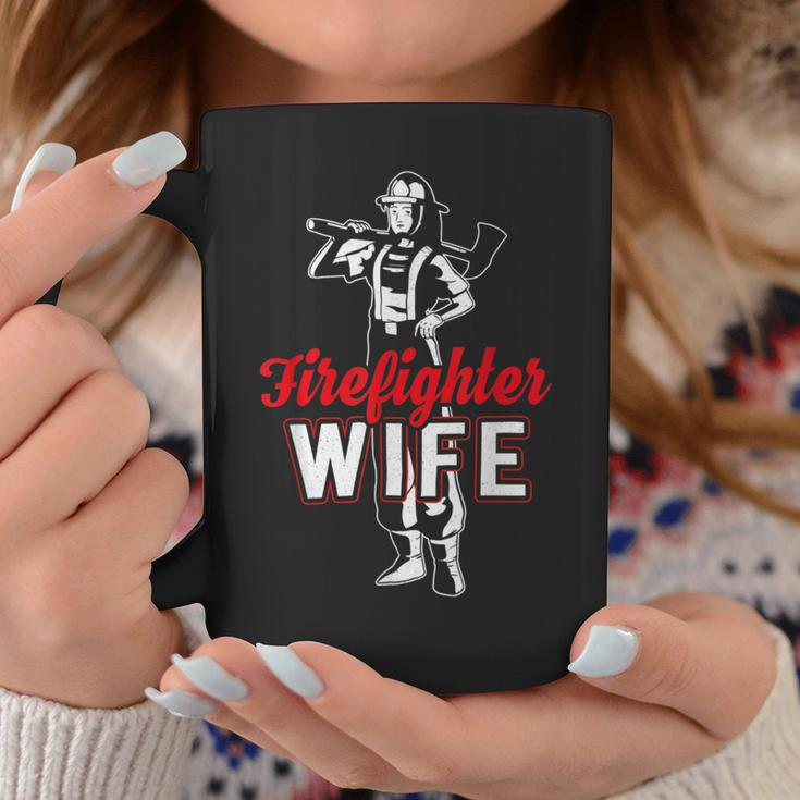 Firefighter Wildland Fireman Volunteer Firefighter Wife Fire Department_ V2 Coffee Mug Funny Gifts