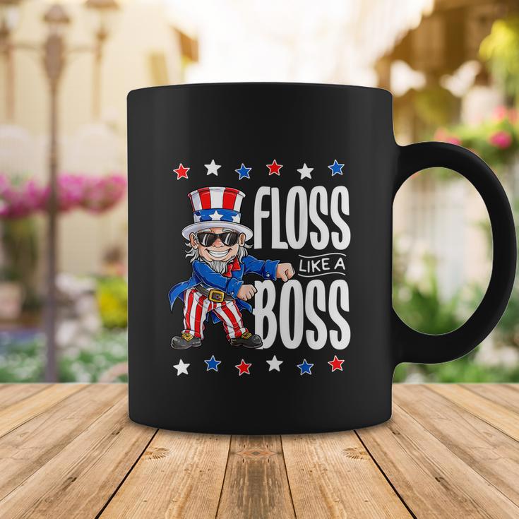 Floss Like A Boss 4Th Of July Shirt Kids Boys Girl Uncle Sam Coffee Mug Unique Gifts