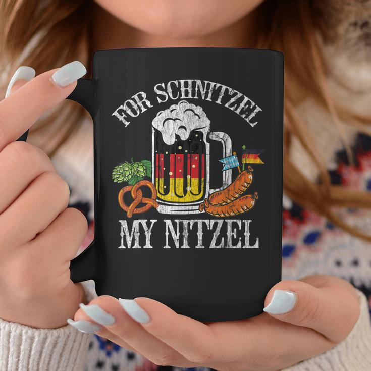 For Schnitzel My Nitzel Funny Oktoberfest German Beer Wurst Coffee Mug Personalized Gifts