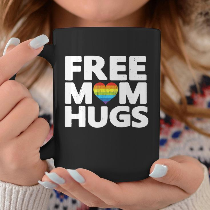 Free Mom Hugs Cute Gift Free Mom Hugs Rainbow Gay Pride Gift Coffee Mug Personalized Gifts