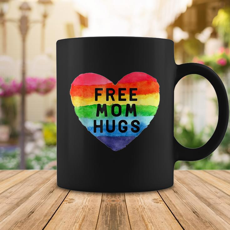 Free Mom Hugs Free Mom Hugs Inclusive Pride Lgbtqia Coffee Mug Unique Gifts