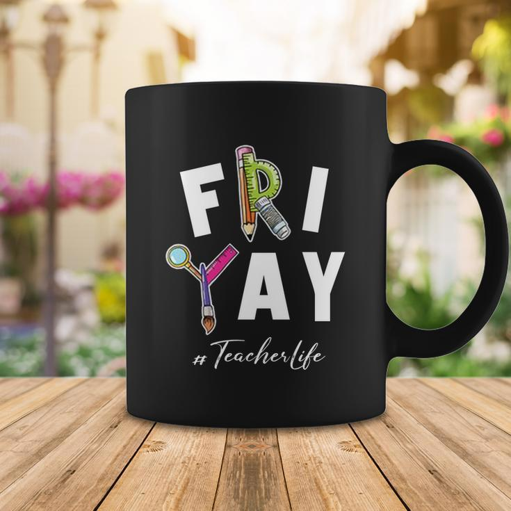 Frigiftyay Funny Teacher Life Weekend Back To School Funny Gift Meaningful Gift Coffee Mug Unique Gifts