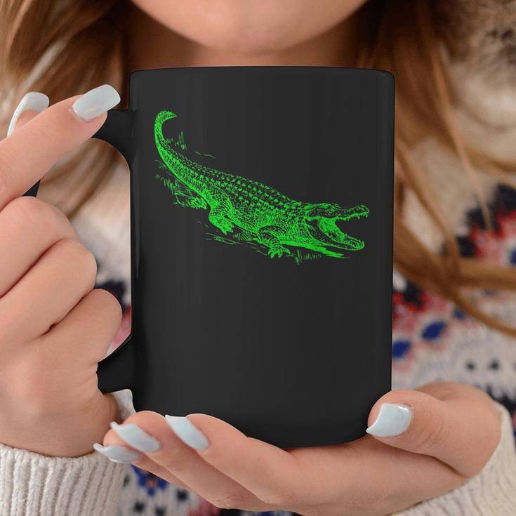 Fun Alligator Illustrative Graphic For Men And Boys Gator Coffee Mug Personalized Gifts