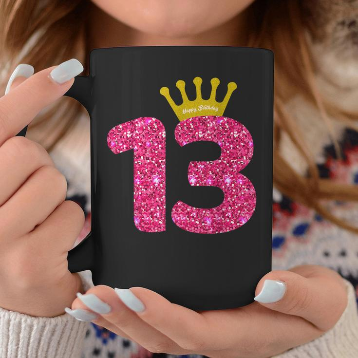 Funny 13Th Party Number 13 Year Old Girls 13Th Birthday Coffee Mug Personalized Gifts