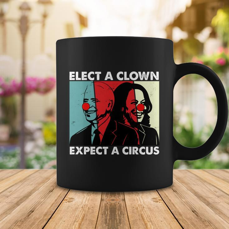 Funny Anti Biden Elect A Clown Expect A Circus Anti Joe Biden Design Coffee Mug Unique Gifts