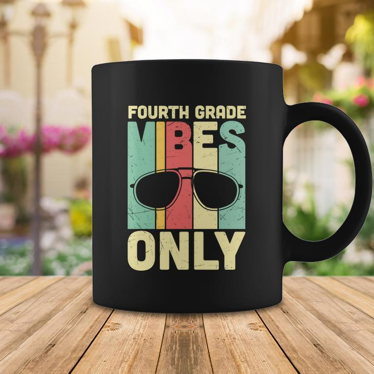 Funny Back To Schol Fourth Grade Vibes Only Coffee Mug Unique Gifts