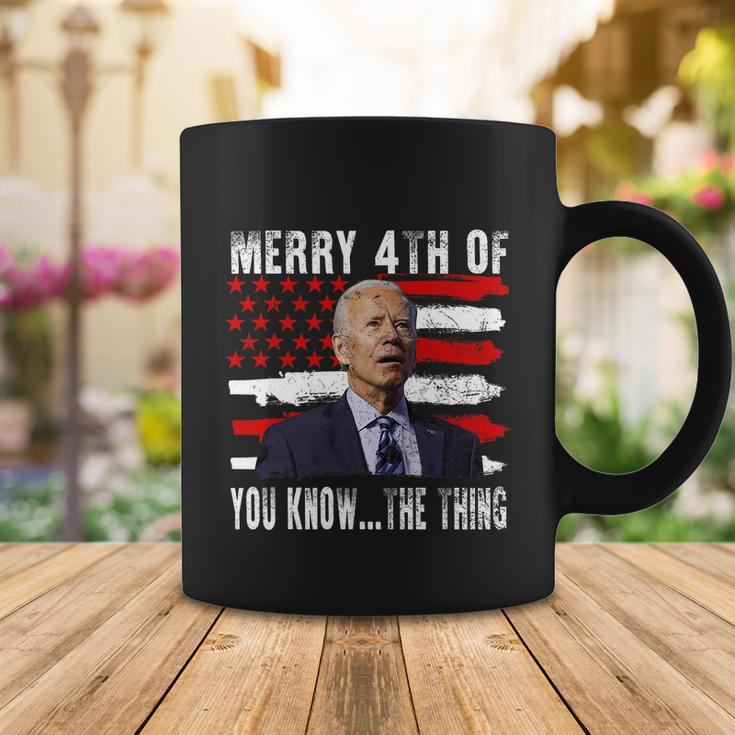 Funny Biden Confused Merry Happy 4Th Of You KnowThe Thing Flag Design Coffee Mug Unique Gifts