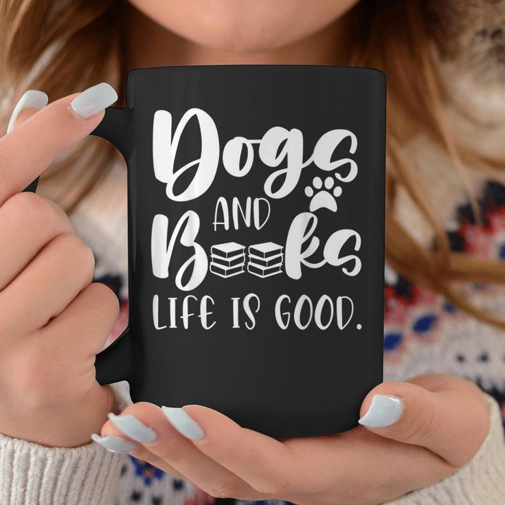 Funny Book Lovers Reading Lovers Dogs Books And Dogs Coffee Mug Personalized Gifts