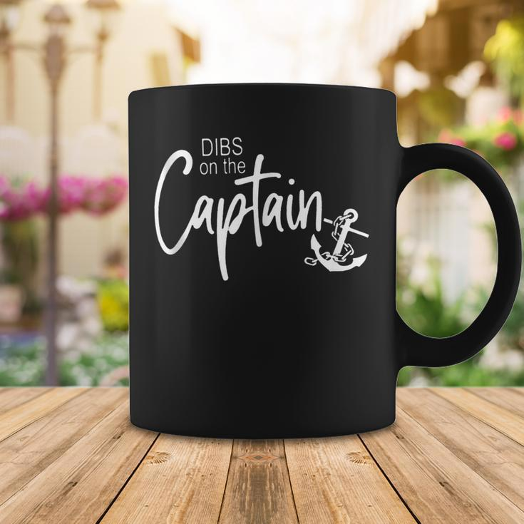 Funny Captain Wife Dibs On The Captain V2 Coffee Mug Funny Gifts