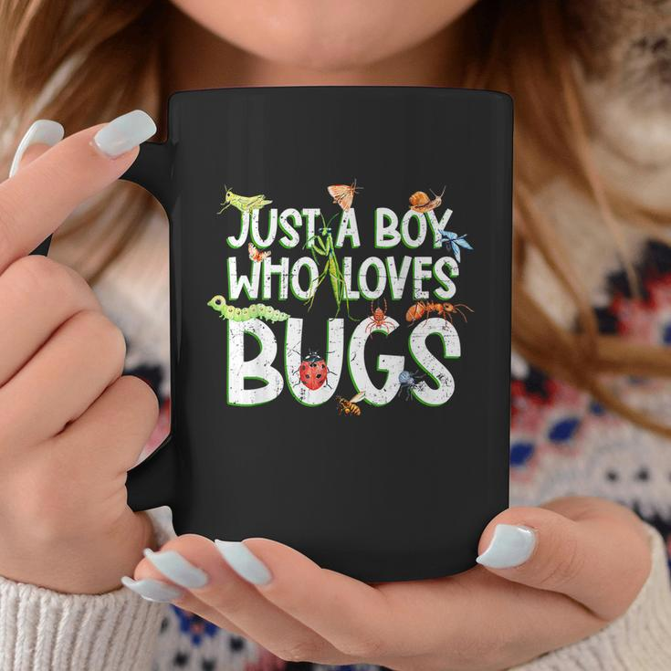 Funny Insect Just A Boy Who Loves Bug Gift Tee Fashion Cute Graphic Design Printed Casual Daily Basic Coffee Mug Personalized Gifts
