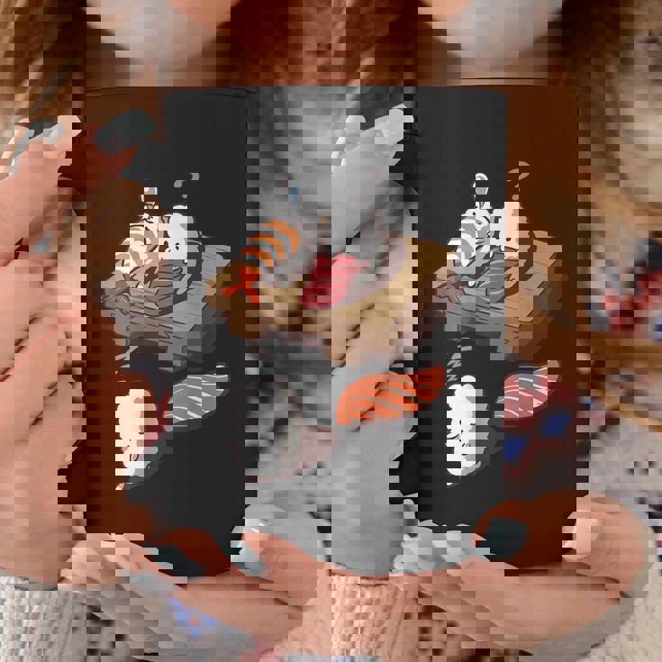 Funny Japanese Nigiri Sushi Sleepwalking Graphic Design Printed Casual Daily Basic Coffee Mug Personalized Gifts