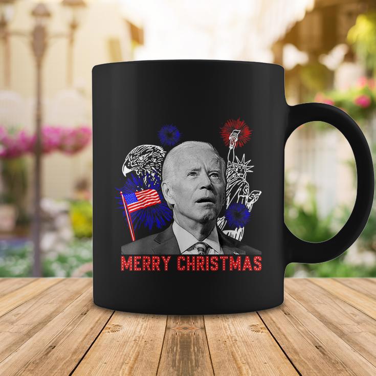 Funny Joe Biden Happy Christmas In July Usa Flag V2 Coffee Mug Unique Gifts