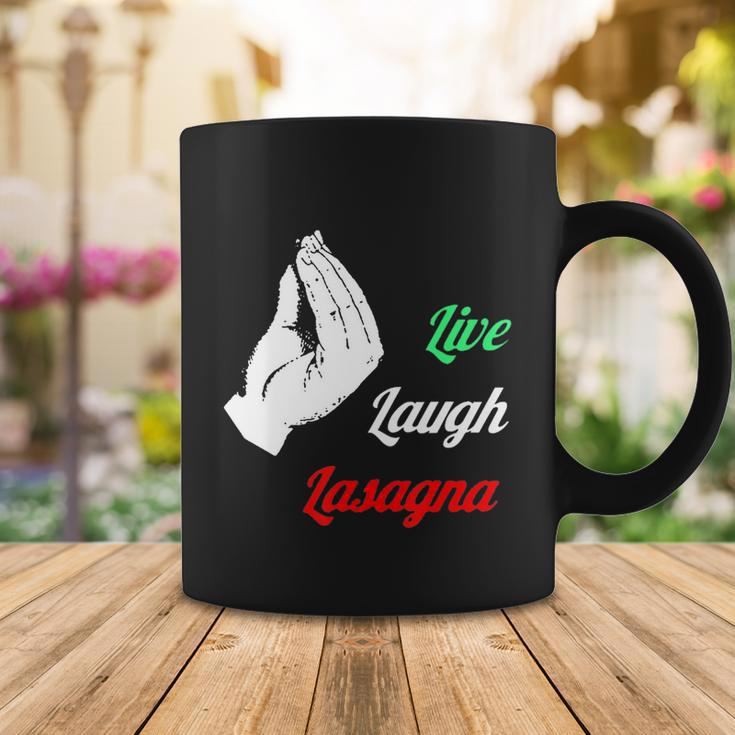 Funny Live Laugh Lasagna Tshirt Funny Lasagna Lovers Tshirt Coffee Mug Unique Gifts