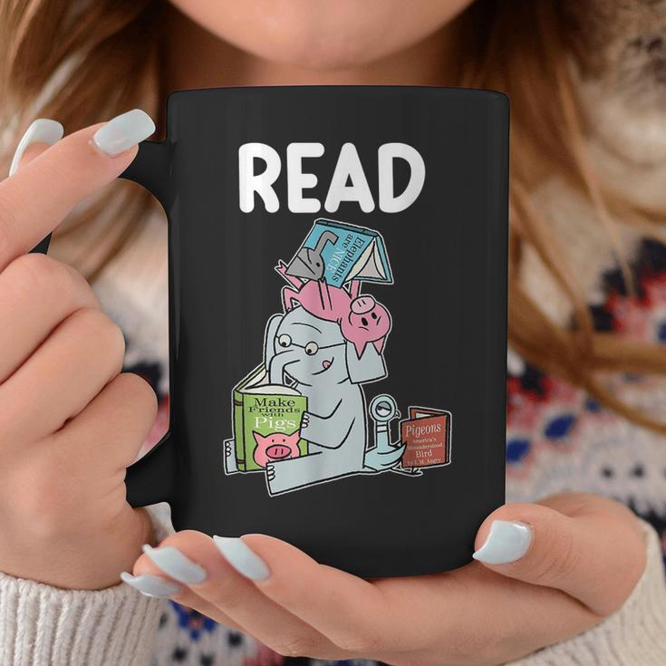Funny Teacher Library Read Book Club Piggie Elephant Pigeons Coffee Mug Personalized Gifts