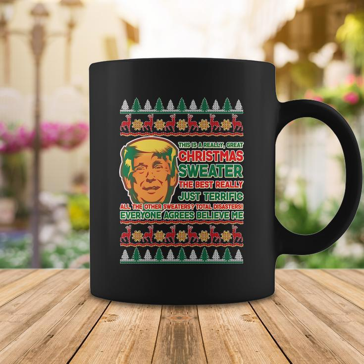 Funny Trump Ugly Christmas Sweater Coffee Mug Unique Gifts
