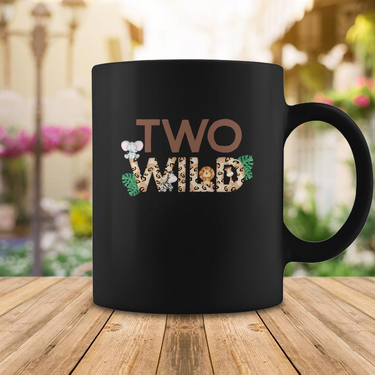 Funny Wild Two Animal Safari 2Nd Birthday Coffee Mug Unique Gifts