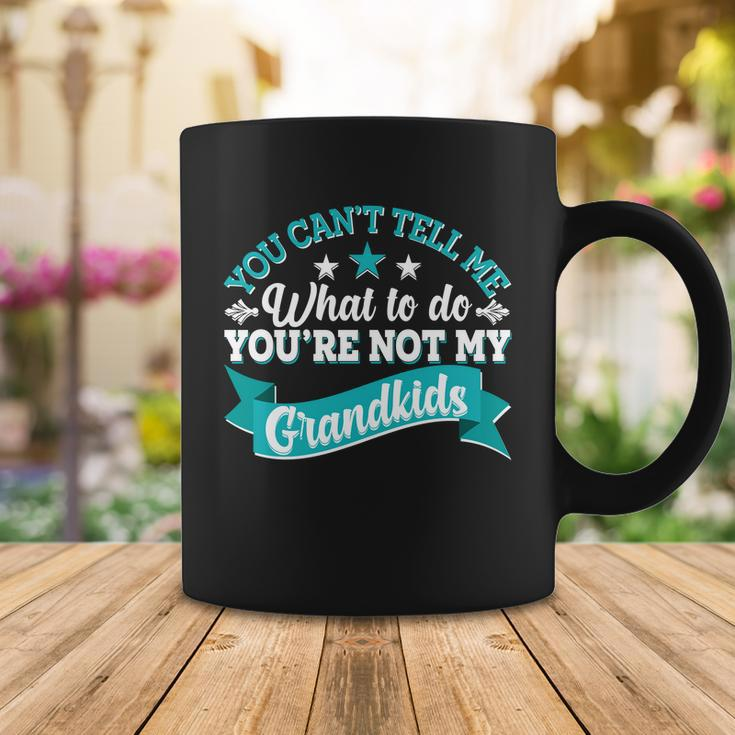 Funny You Cant Tell Me What To Do Youre Not My Grandkids Coffee Mug Unique Gifts