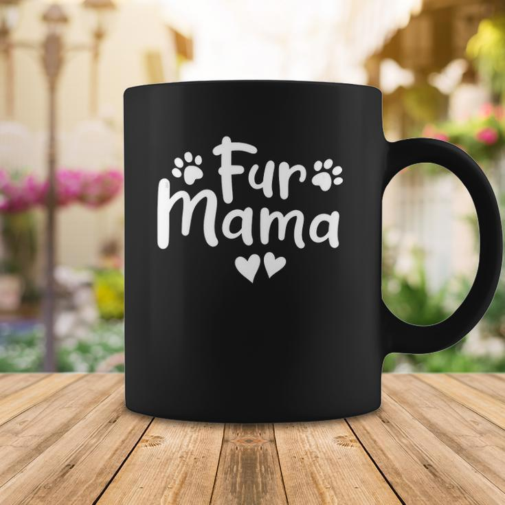 Fur Mama Paw Floral Design Dog Mom Mothers Day Coffee Mug Unique Gifts