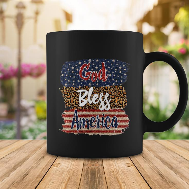 God Bless America Flag Gift 4Th Of July Independence Day Gift Coffee Mug Unique Gifts