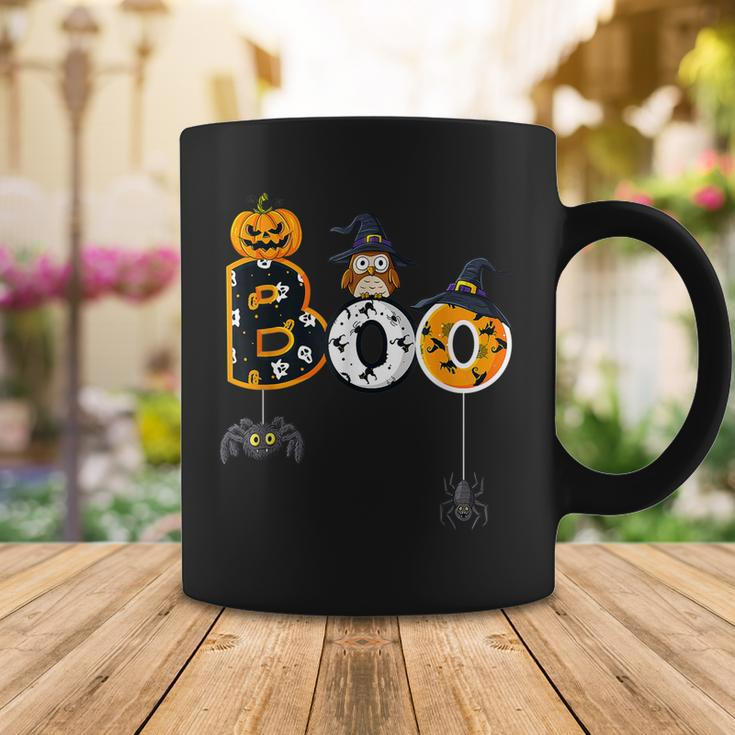 Halloween Boo Owl With Witch Hat Spiders Boys Girls Kids Coffee Mug Funny Gifts