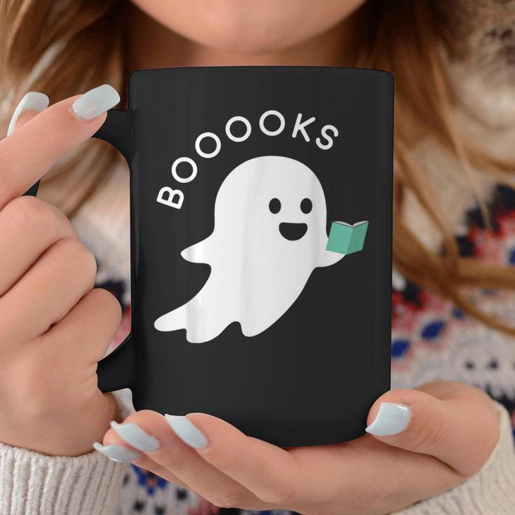 Halloween Booooks Ghost Reading Boo Read Books Library Coffee Mug Personalized Gifts