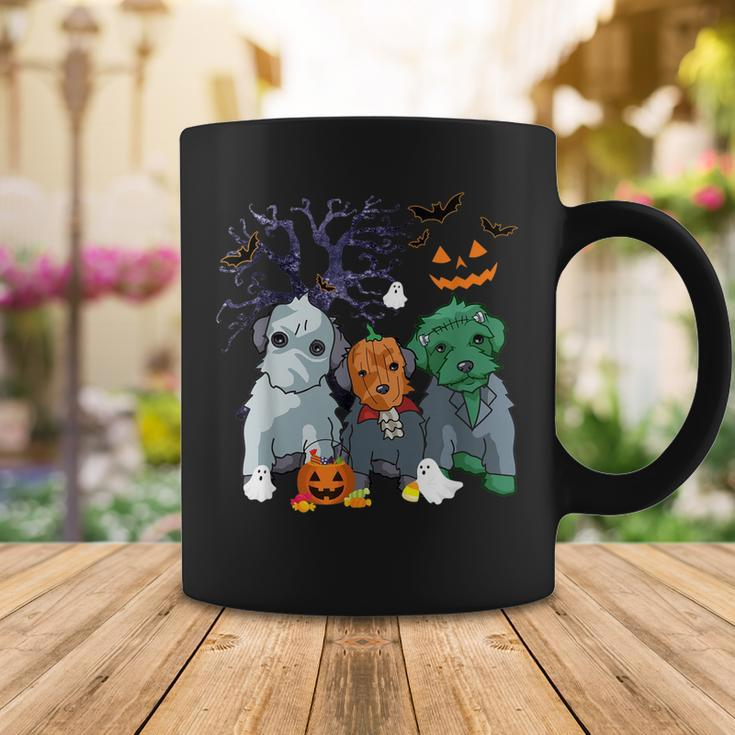 Halloween Schnoodle Dog Witch Schnoodle Dog Lovers Coffee Mug Funny Gifts