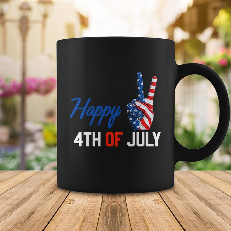 Happy 4Th Of July Peace America Independence Day Patriot Usa V2 Coffee Mug Unique Gifts