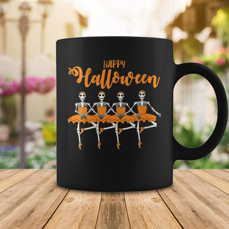 Happy Halloween Dancing Ballet Skeleton Ballerina Funny Idea Coffee Mug Funny Gifts