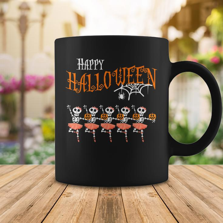 Happy Halloween Dancing Funny Ballet Skeleton Dancer Lovers Coffee Mug Funny Gifts