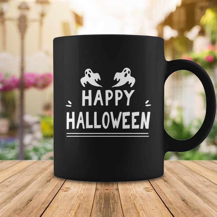 Happy Halloween Ghost Funny Halloween Quote Coffee Mug Unique Gifts