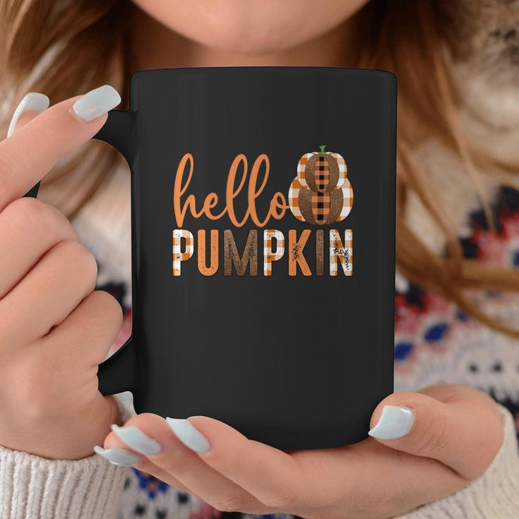 Hello Pumpkin Hello Fall V2 Coffee Mug Funny Gifts