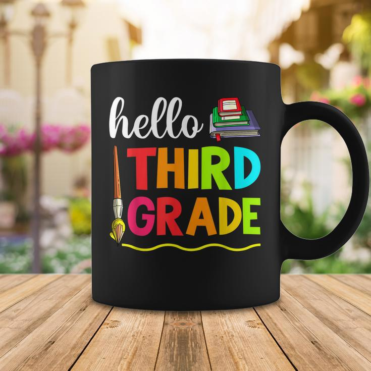 Hello Third Grade Boy Kids Teachers Girl Students 3Rd Grade Coffee Mug Funny Gifts