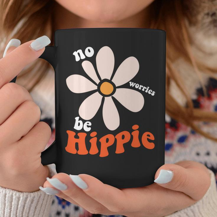 Hippie No Worries Be Hippie Cute Design Coffee Mug Funny Gifts