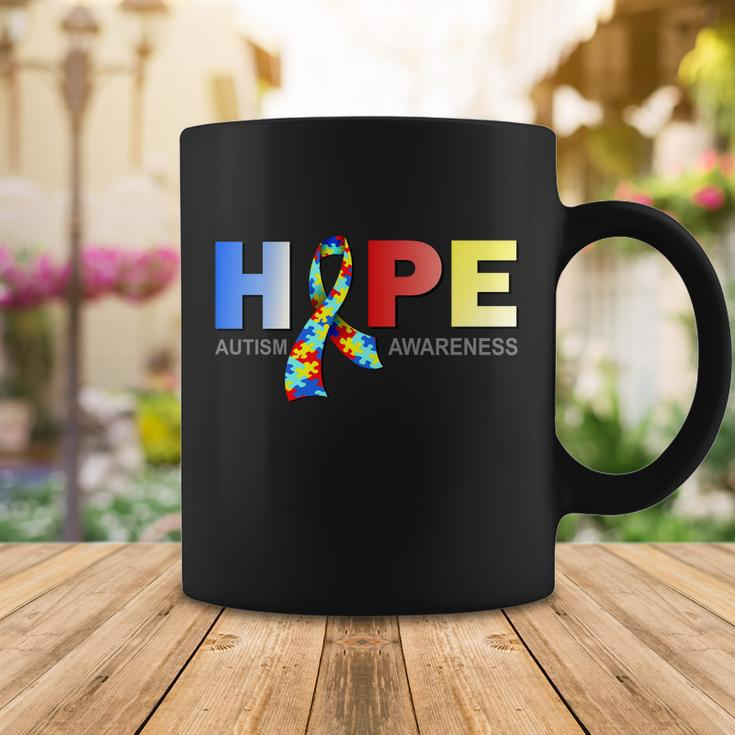 Hope For Autism Awareness Tribute Tshirt Coffee Mug Unique Gifts