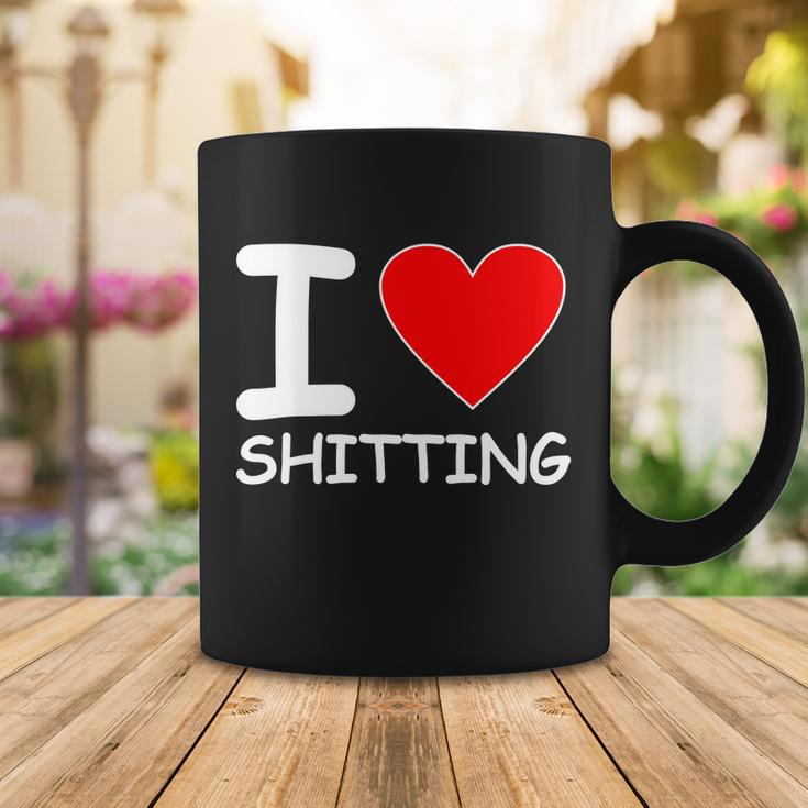 I Heart Shitting Poop Coffee Mug Unique Gifts