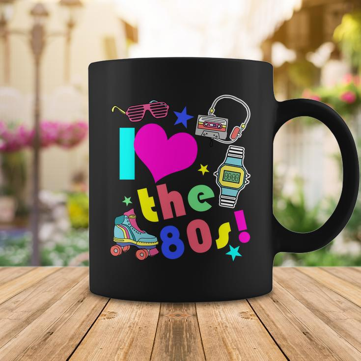 I Love The 80S Retro Party Mashup Coffee Mug Unique Gifts