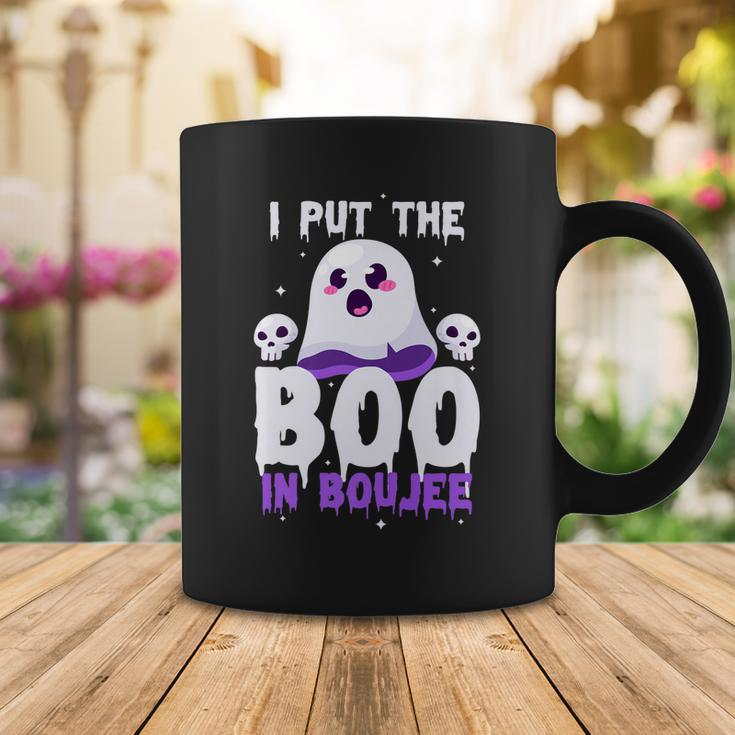 I Put The Boo In Boujee Cute Ghost Halloween Coffee Mug Funny Gifts