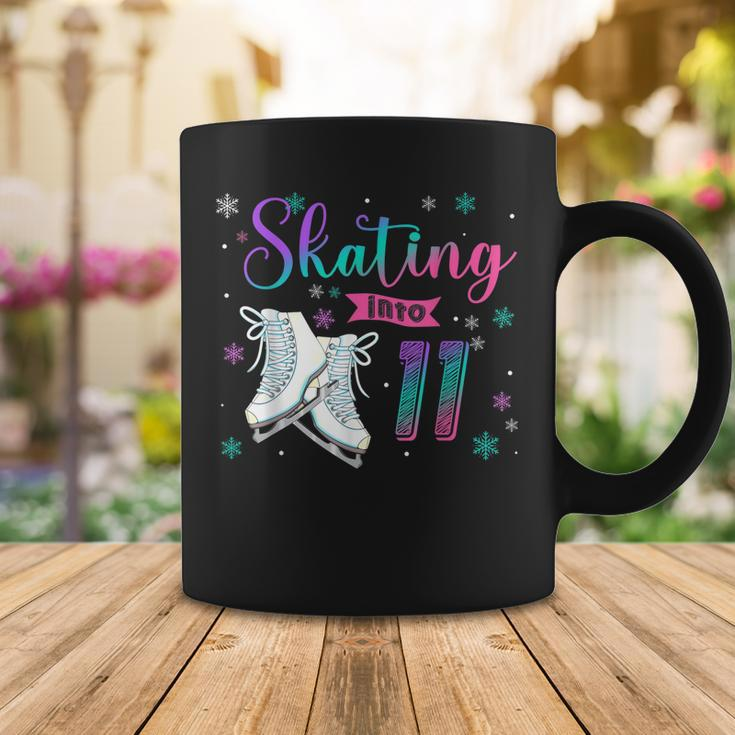 Ice Skating Rolling 11Th Birthday Party Girl Family Matching Coffee Mug Funny Gifts