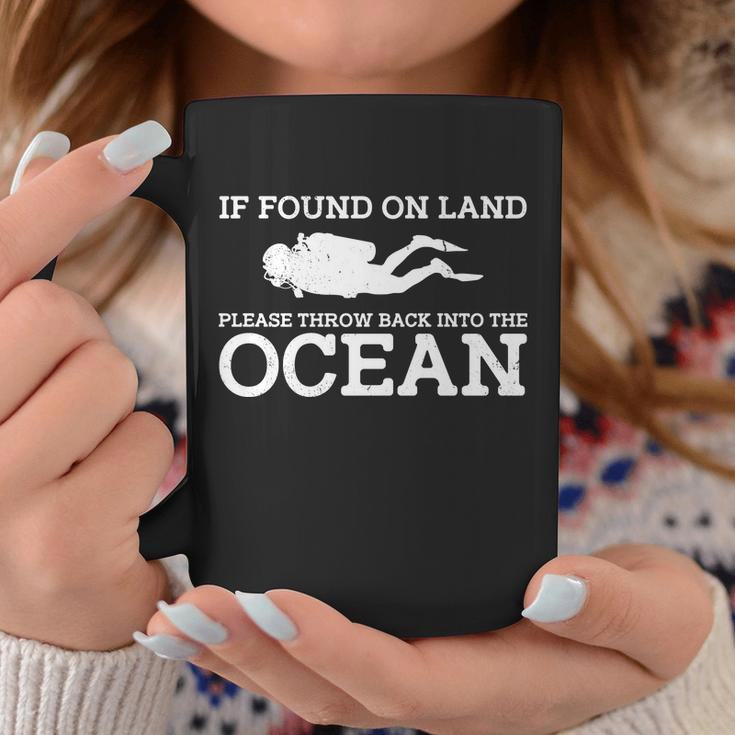 If Found On Land Please Throw Back Into The Ocean T-Shirt Graphic Design Printed Casual Daily Basic Coffee Mug Personalized Gifts