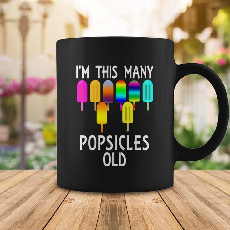 Im This Many Popsicles Old Funny 8Th Birthday Popsicle Gift Coffee Mug Unique Gifts