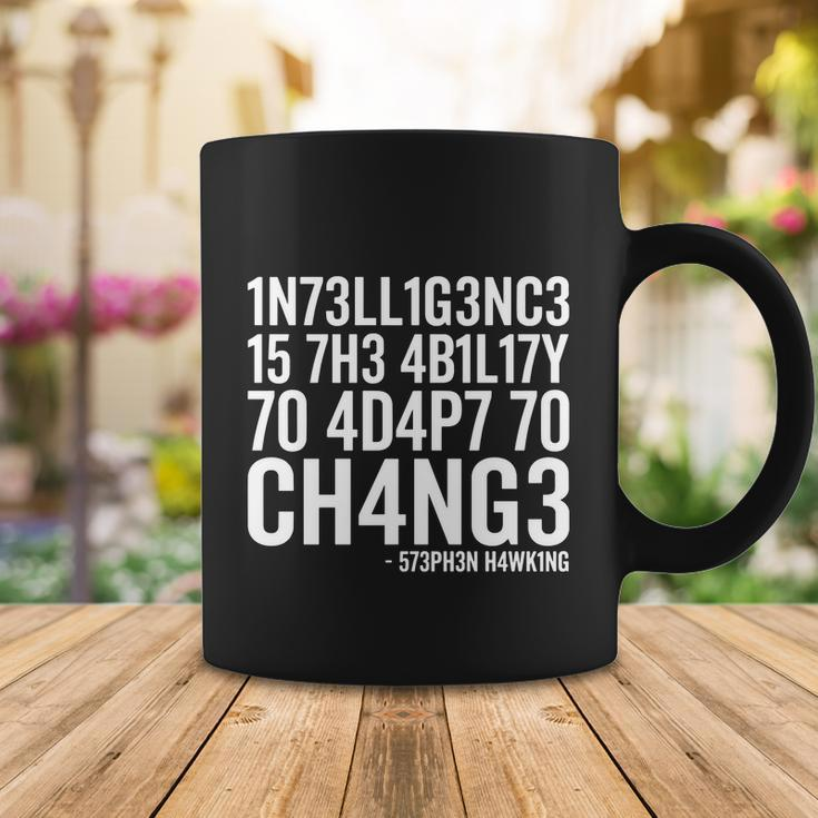 Intelligence Stephen Hawking Tshirt Coffee Mug Unique Gifts